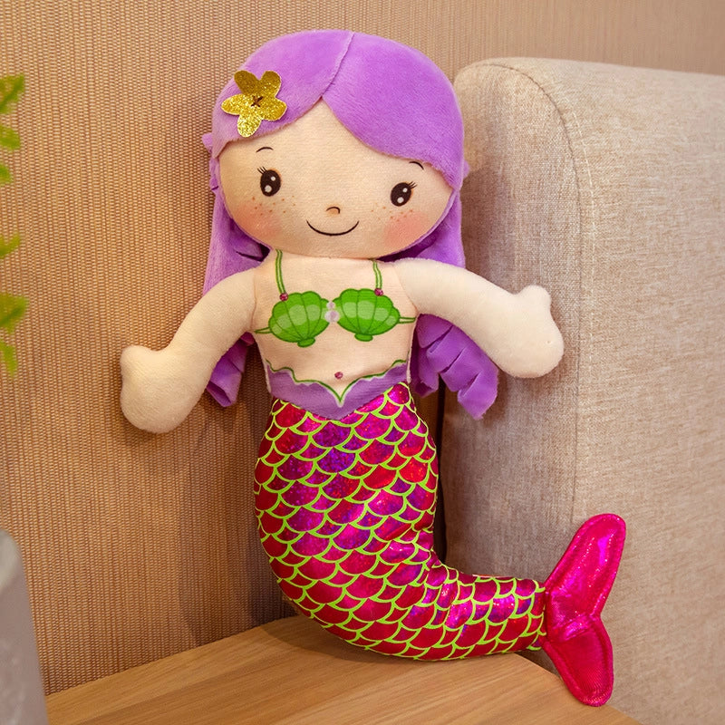 Cartoon Mermaid Doll Princess Cute Doll Sleeping Pillow Children’s Gift
