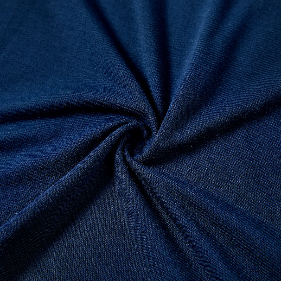 "HO HO HO" Letter Christmas 2024 Blue Long Sleeve Top with Blue & Red Plaid Family Matching Pajamas