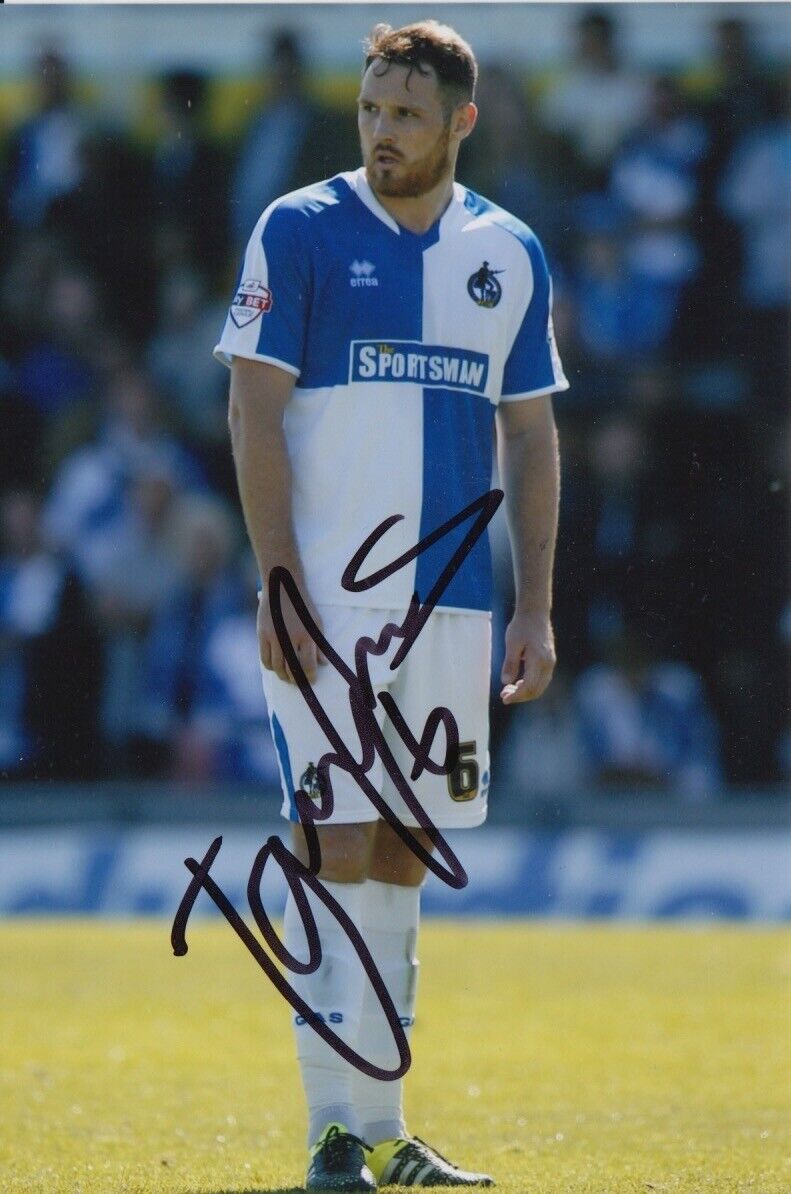 TOM PARKES HAND SIGNED 6X4 Photo Poster painting BRISTOL ROVERS FOOTBALL AUTOGRAPH