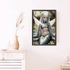 (40*60cm)Elf Mermaid Girl - Round AB Drill Diamond Painting