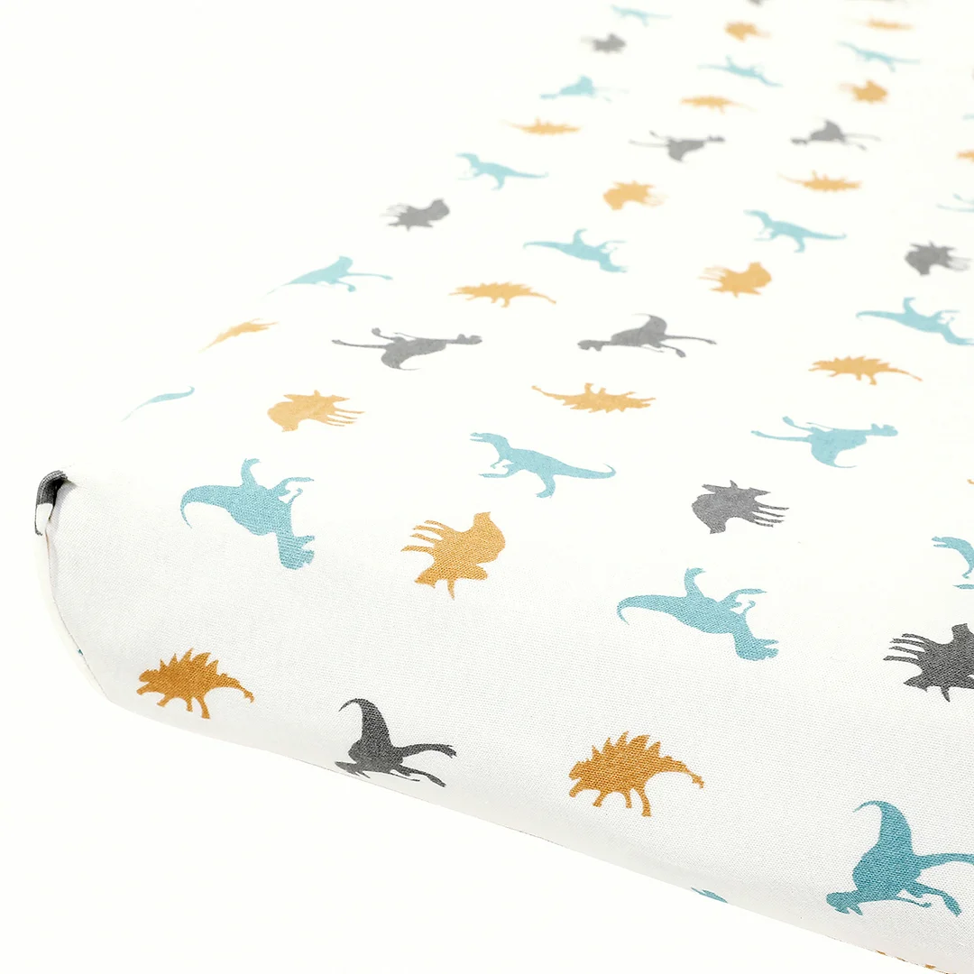 Egmao Baby Premium 100% Organic Cotton Crib Sheet - Jurassic World