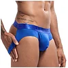 Men's Modal Low Waist Open Hips Underwear Sexy Jockstrap Pure Color Thong