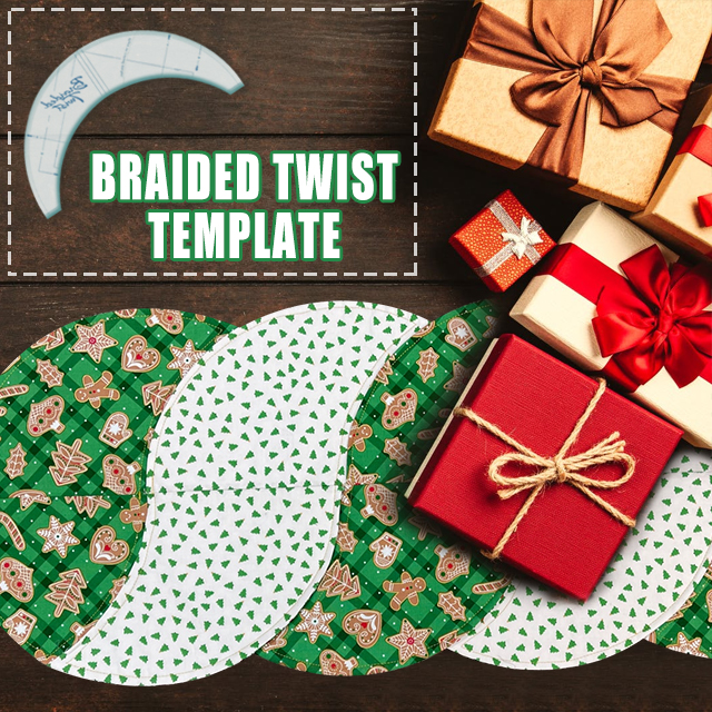 Tablecloth Braided Twist Template,Acrylic Curve Quilting Templates