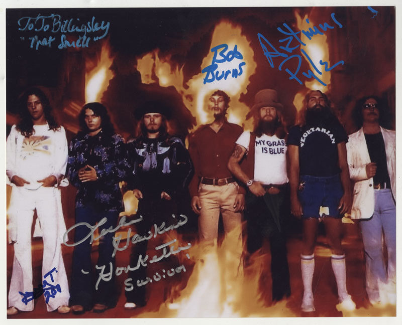 LYNYRD SKYNYRD Signed Photo Poster paintinggraph - Rock Group - preprint