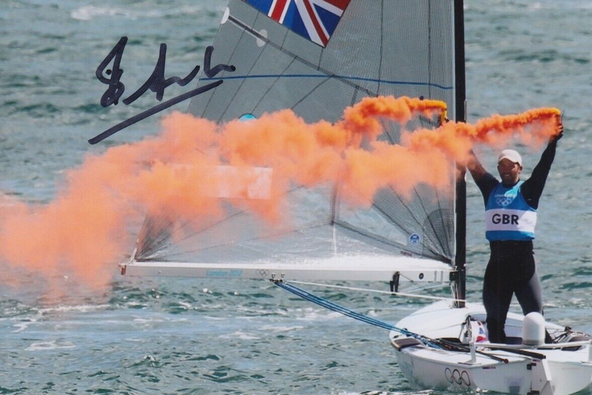 BEN AINSLIE HAND SIGNED 6X4 Photo Poster painting OLYMPICS AUTOGRAPH 1