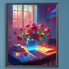 (Multi-Style)Windowsill Flowers-Paint by Numbers Acrylic Painting 40*50CM