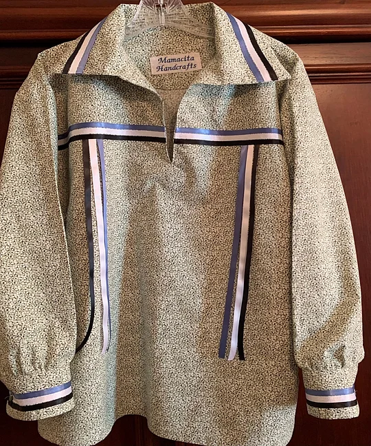 Ribbon Shirt: American native ribbon styles on ribbonshirtfaves.com.