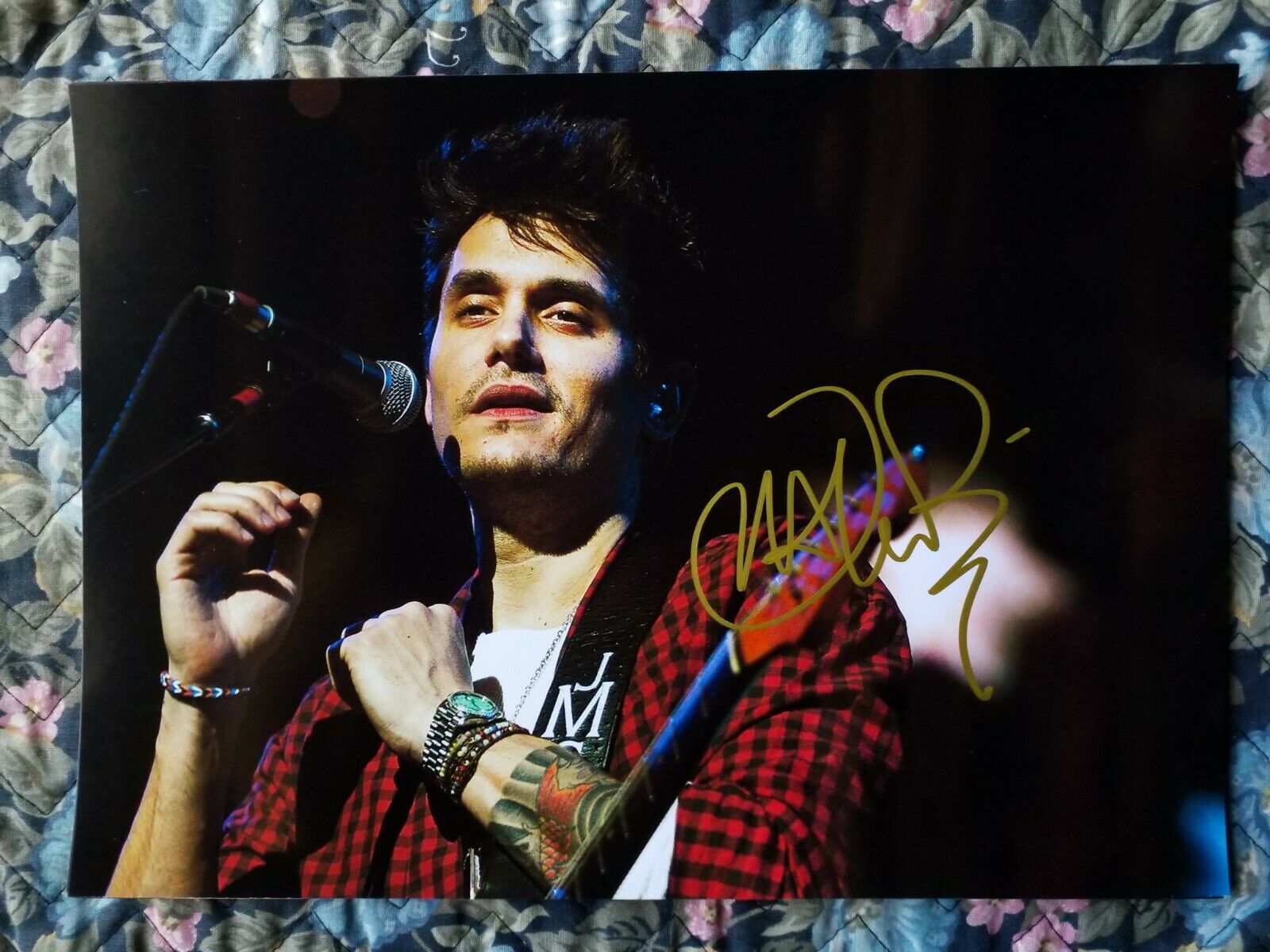 John Mayer Authentic Signed Autographed Photo Poster painting 8.2 x 11.5