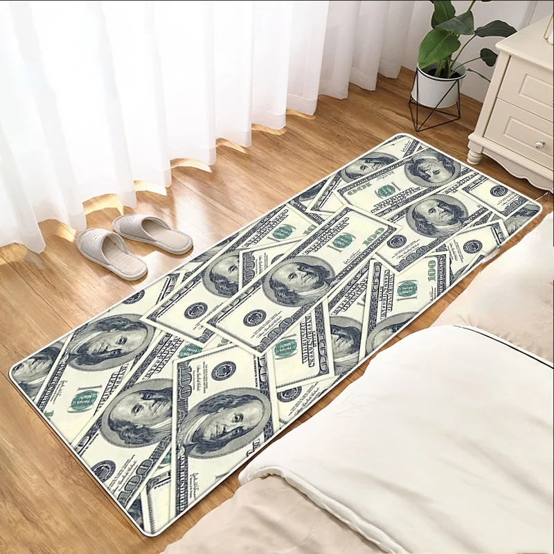 Athvotar Entrance Doormat Dollar Money Pattern Living Room Floor Rugs Home Decor Kitchen Absorbent Carpet Anti Slip Bathroom Mat 1127-0
