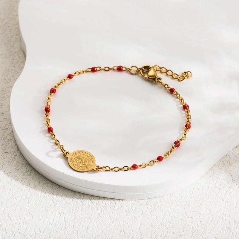 3 Pieces Ethnic Style Virgin Mary 304 Stainless Steel Stainless Steel Bracelets In Bulk