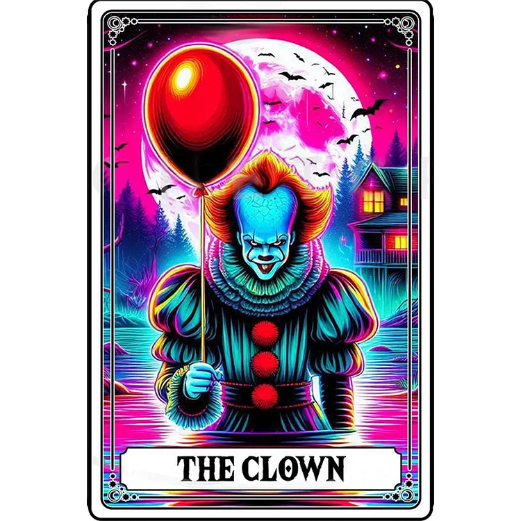 Halloween Horror Tarot - Full Round Drill Diamond Painting - 40*60CM(Canvas)