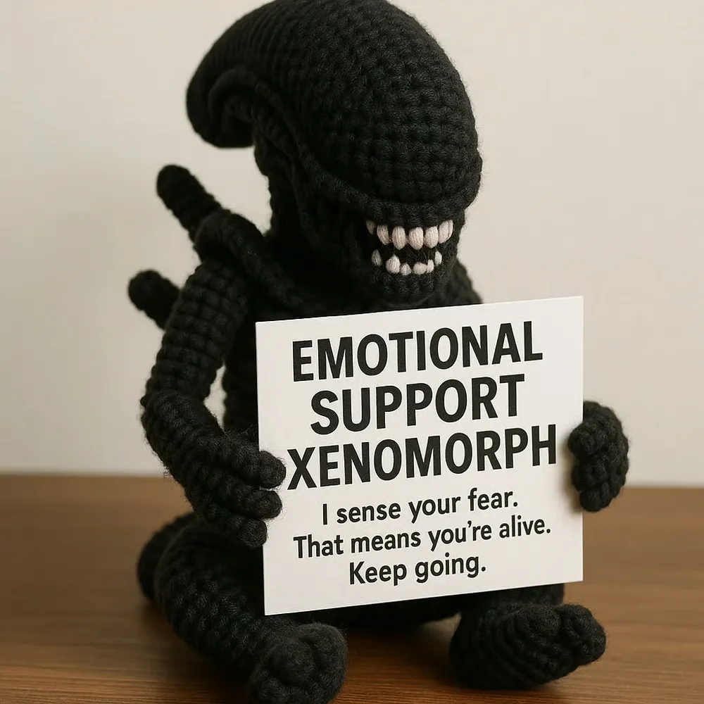 Creepy Crochet Emotional Support Doll