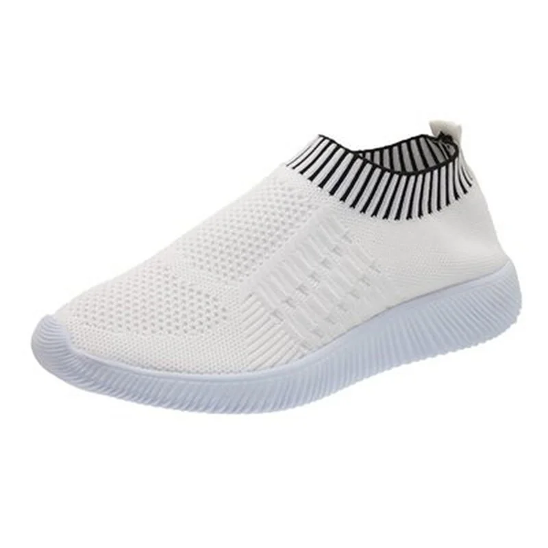 Mongw Women Casual Shoes Gym Shoes Sport Fashion Breathable Mesh Walking Vulcanized Shoes Woman White Sneakers Women Tenis Feminino