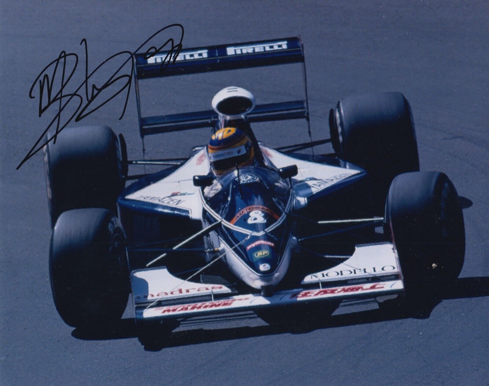 Mark Blundell Hand Signed 10x8 Photo Poster painting F1 Autograph Brabham Formula 1