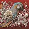 Diamond Painting-DIY Crystal Rhinestone Parrot