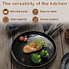 26cm Cast Iron Round Griddle Easy To Clean Flat Skillet Frying Pan for Cooking