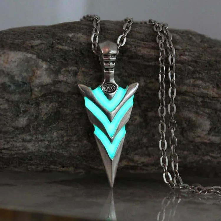 FREE Today: Glow In The Dark Arrowhead Necklace