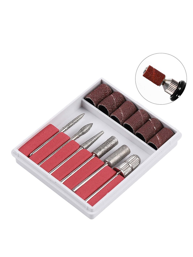 6pcs Nail Polishing Head Set