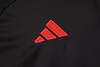 Joyfball 2024/2025 Manchester United Half-Pull Training Suit Black Football Shirt 1:1 Thai Quality