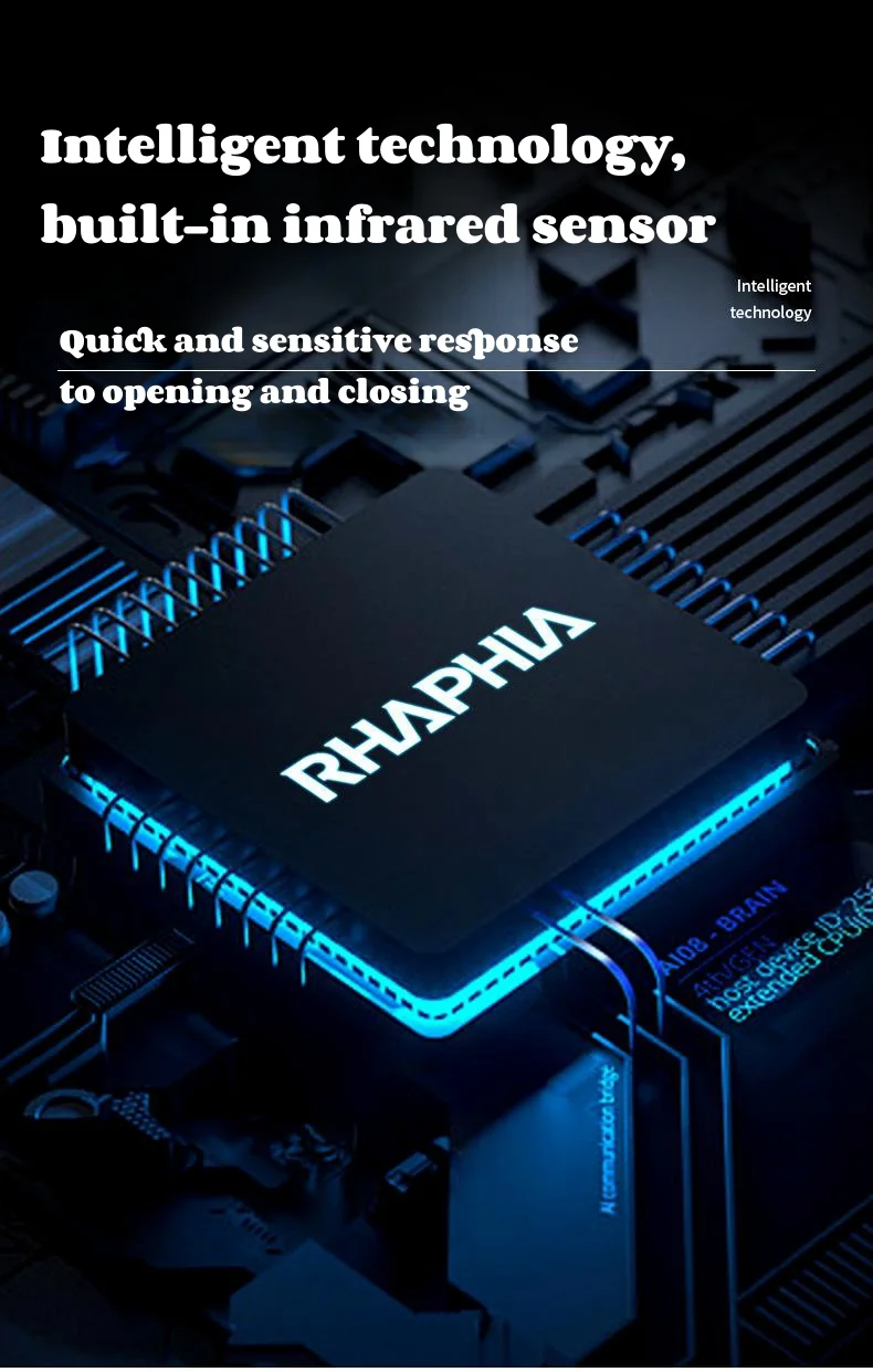 Car smart ashtray with LED light automatic sensing ashtray