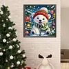 Diamond Painting -DIY Round Drill Christmas Polar Bear(40x40cm)