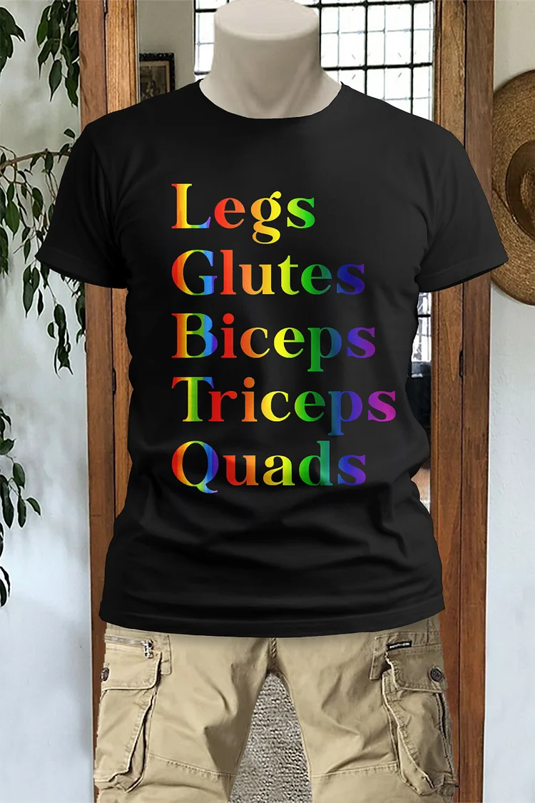 Classic   Rainbow Print T-Shirt