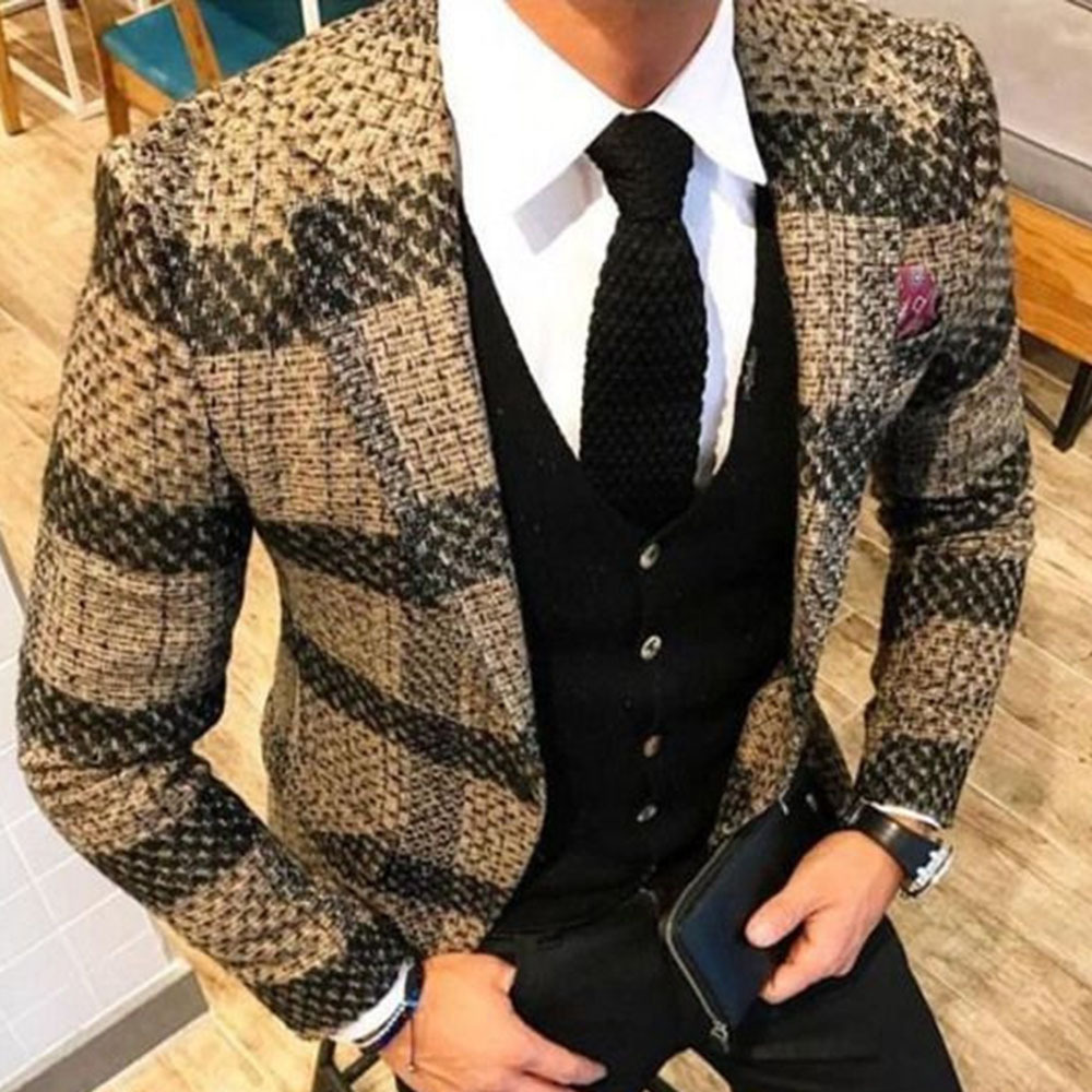 Gentleman Check Blazer