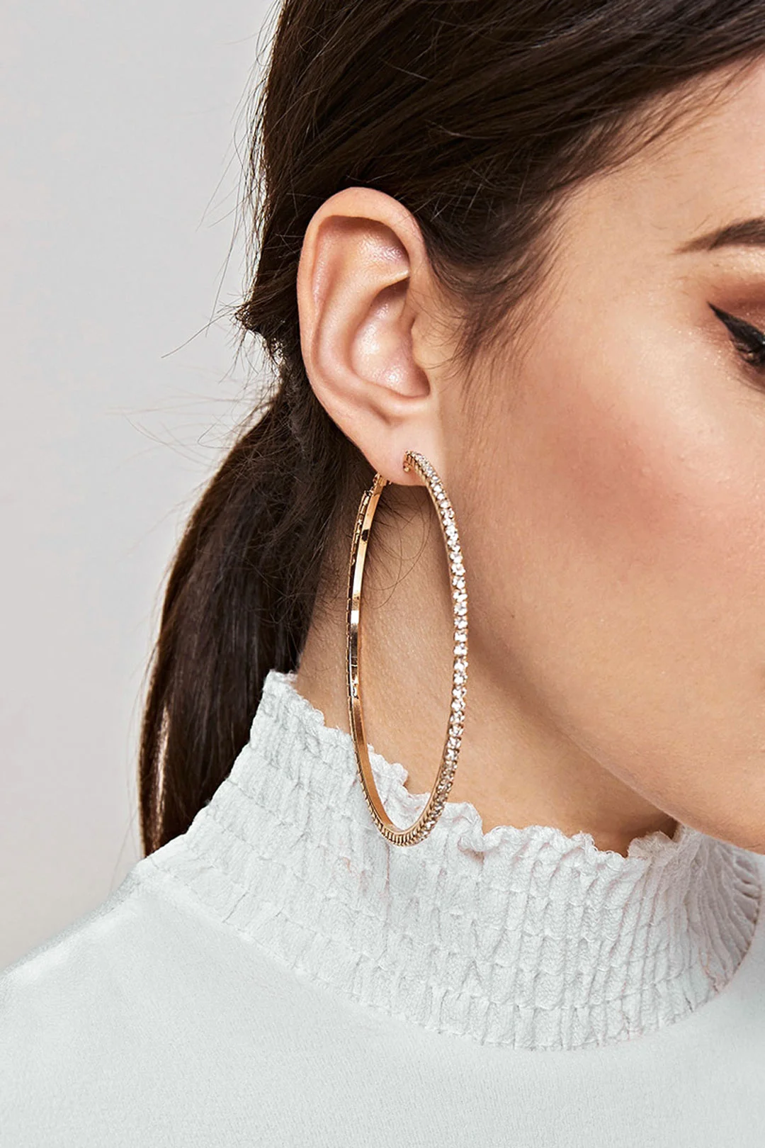 / Sol Sienna Personality Hip-hop Exaggerated Big Earrings