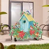 DIY Diamond Painting Garland Bird House Rhinestone Hanging Wreath Set 