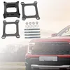 Black Carb Spacers with Gasket Screws Kit for Holley for Chevy 4BBL SBC BBC Carb