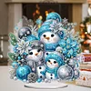 DIY Christmas Snowman Special Shape Diamond Painting Desktop Ornaments