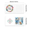 6pcs DIY Owl Dog Diamond Painting Greeting Card