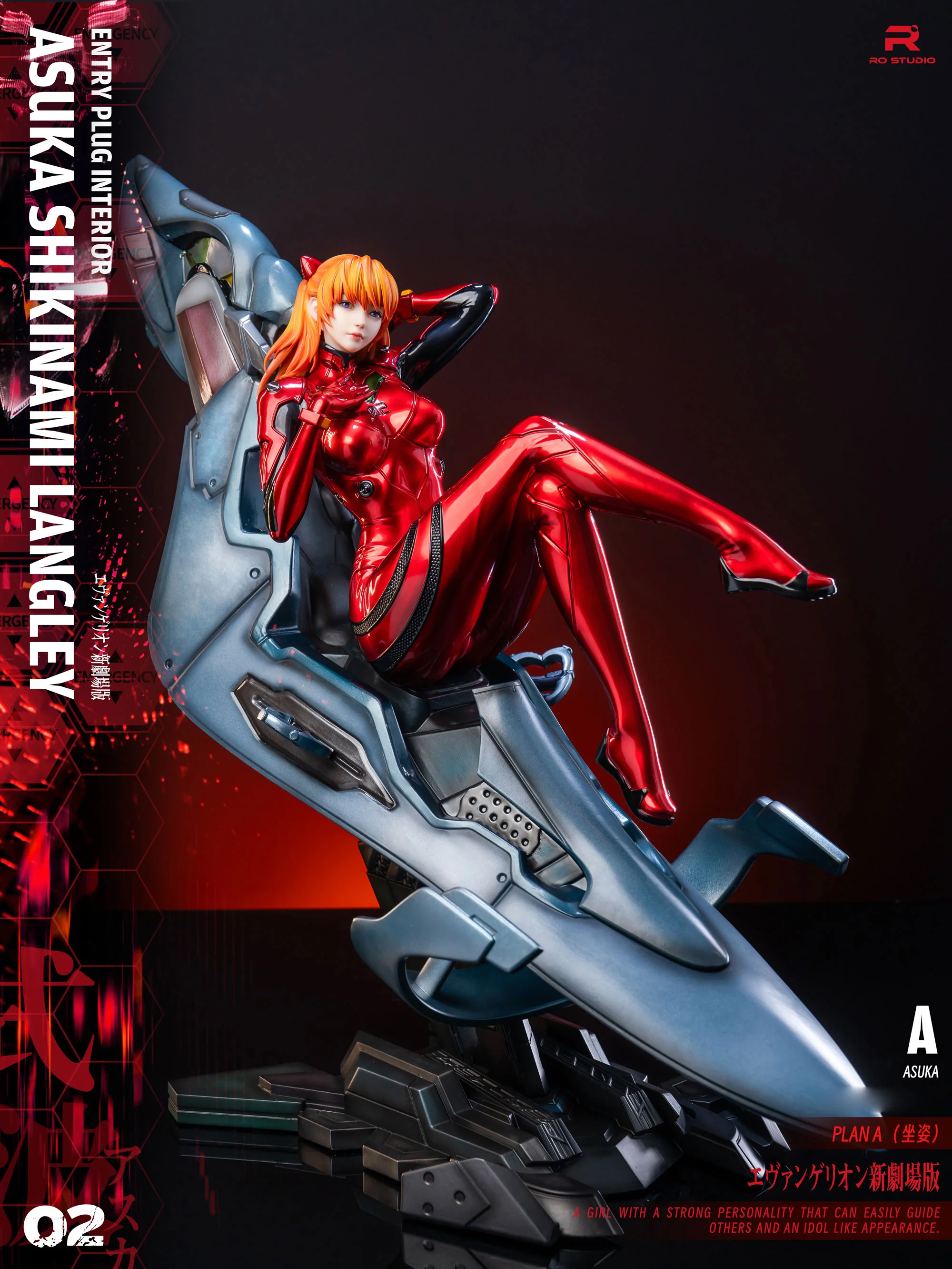 エヴァンゲリオン アスカ ラングレー フィギュア EVA 1/4 Statue エヴァンゲリオン アスカ ラングレー フィギュア EVA 1/4 Statue