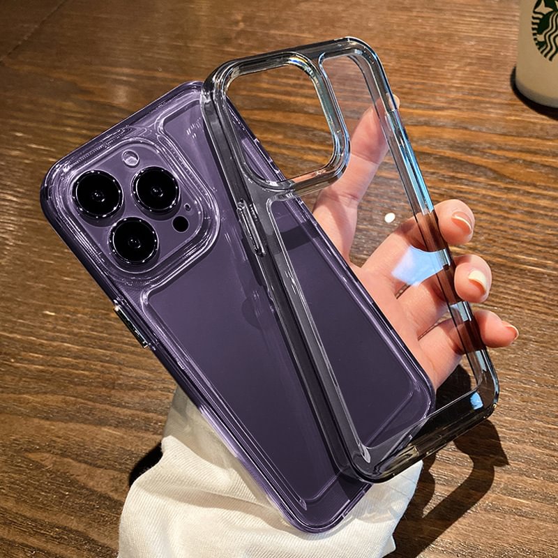2022 New Fashion Shockproof Vacuum Bumper Clear Case for iPhone