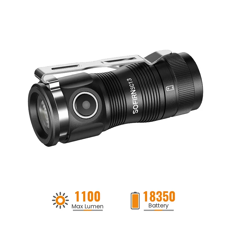 SOFIRN SC13 Nichia 519A 1100 Lumens Mini Flashlight High CRI Portable Keychain Light