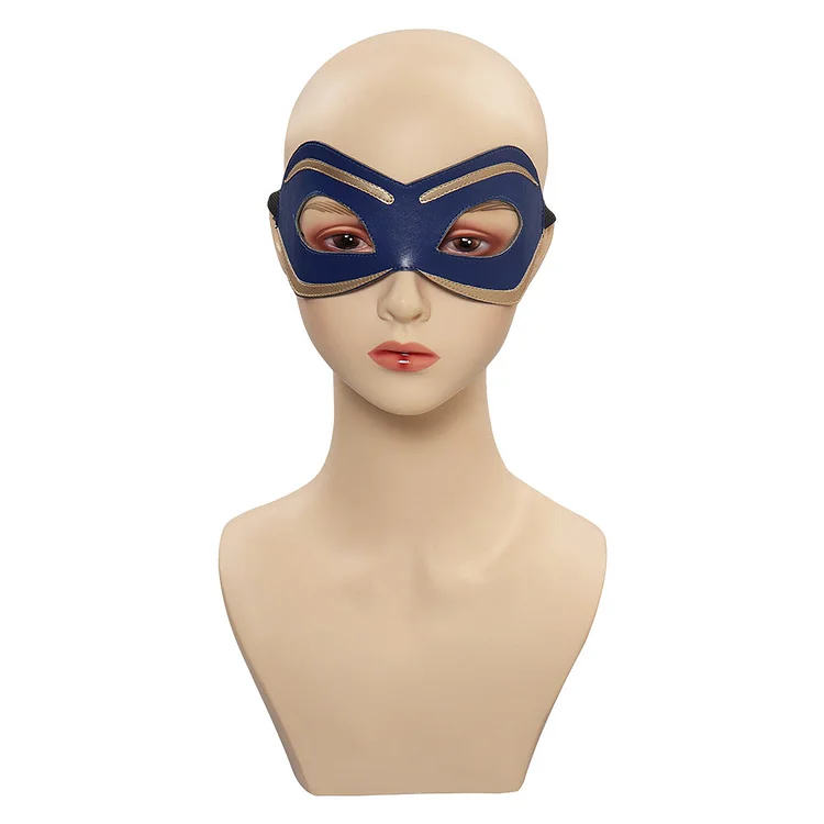 Captain Fantastic Kamala Khan Blue Eye Mask Cosplay Accessories Halloween Carnival Props