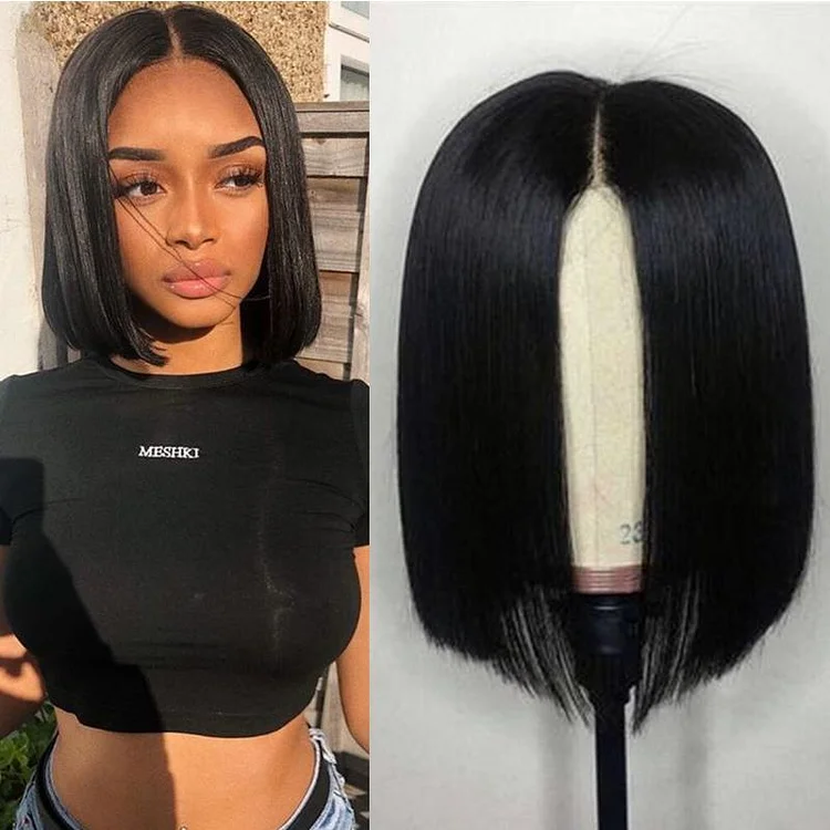 Brazilian Straight Hair 360 Lace Bob Wigs Lady Wig