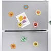(US Only)8Pcs 2D/Flat DIY Summer Flowers Diamond Painting Magnets Kit for Art Crafts Gift