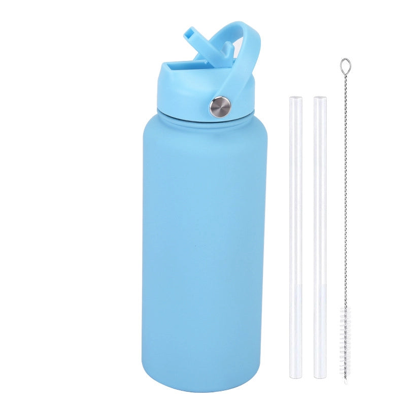 Casual Solid Color Stainless Steel Thermos Cup