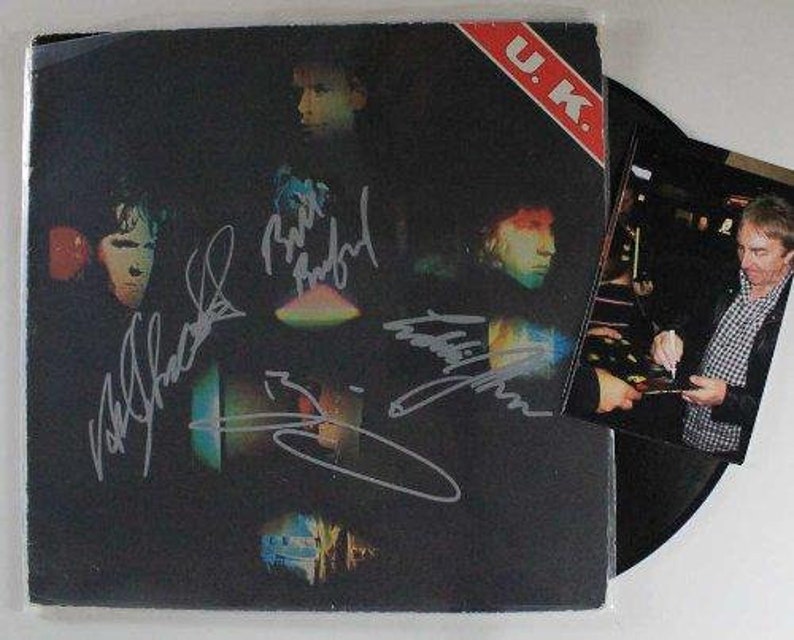 U.K. Band Signed Autographed Record Album w/Proof Photo Poster paintings