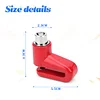 Anti-Theft Security Motorcycle Bicycle Lock Steel Mountain Road Bike Mountain Bike Bicycle Rotor Disc Brake Wheel Lock