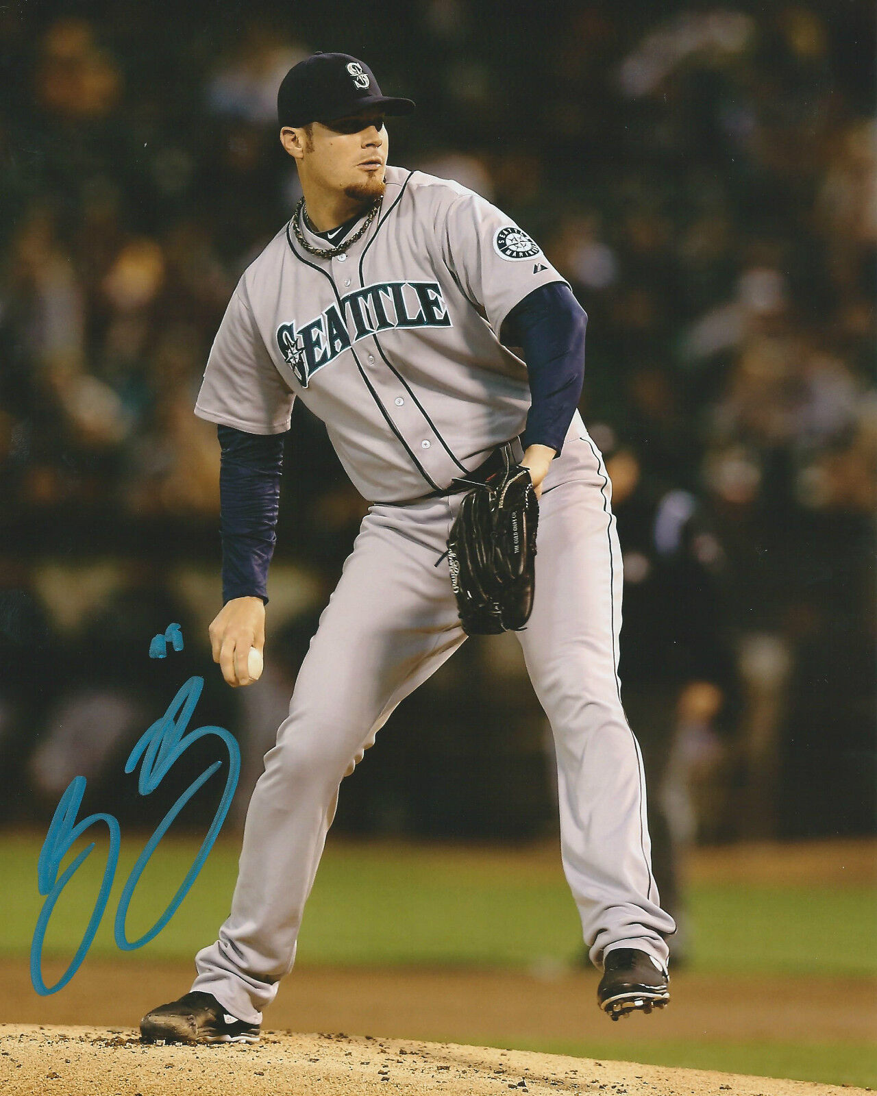 **GFA Seattle Mariners *BLAKE BEAVAN* Signed 8x10 Photo Poster painting B10 COA**