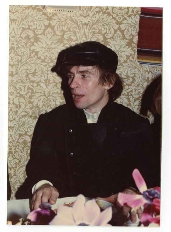 Rudolf Nureyev - Vintage Candid Photo Poster painting by Peter Warrack - Previously Unpublished