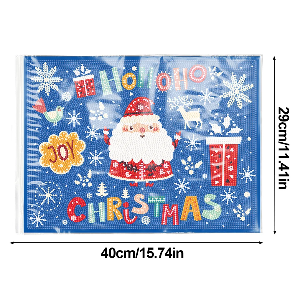 DIY Christmas Diamond Painting Placemats DIY Diamond Dot Kits for Home Decor