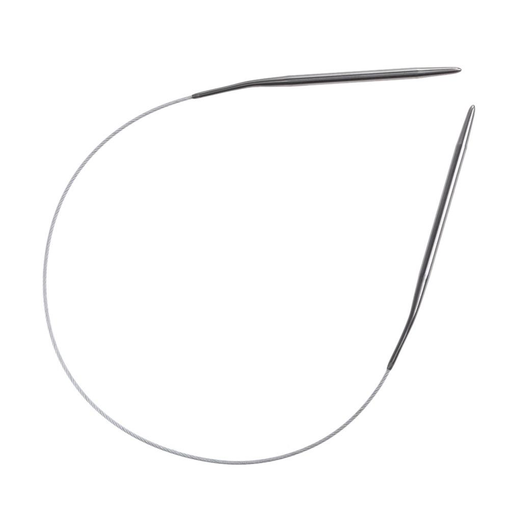 

11pcs 17\\\ 43cm Size 6-16 Stainless Circular Knitting Needles, 501 Original