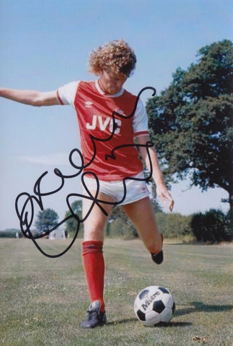 GRAHAM RIX HAND SIGNED 6X4 Photo Poster painting ARSENAL FOOTBALL AUTOGRAPH 12