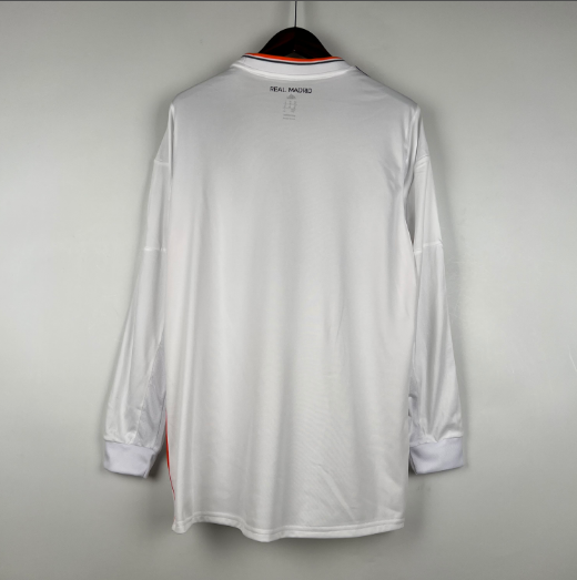 Retro 13/14 Real Madrid Home Long Sleeve Football Shirt Thai Quality