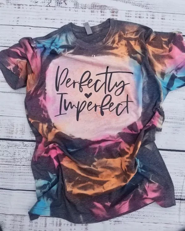 Perfectly Imperfect Bleached T-Shirt