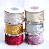 Velvet 3.8cm x 10 yards Christmas Gift Wrapping Ribbon