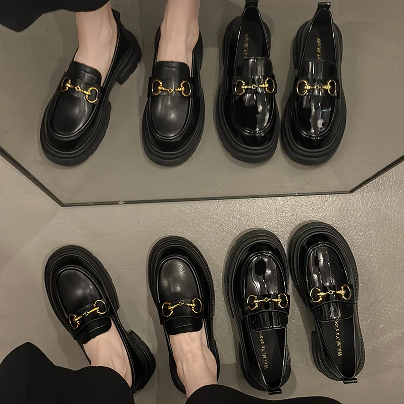 Yyvonne Lefy Shoes New Spring And Autumn Senior Women's Shoes Jk Mary Jane Single Shoe College British Wind Small Leather Shoes